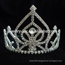 Fashion A level crystal pageant tiara alloy tiara